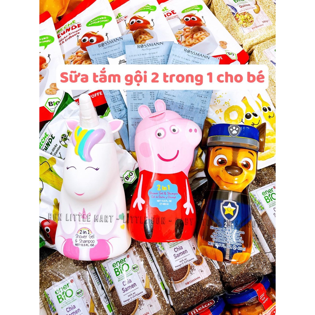 Sữa tắm gội 2in1 Đức cho bé 3Y+ (400ml)