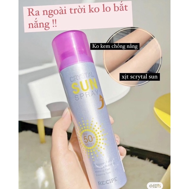 XỊT CHỐNG NẮNG CRYSTAL SUN SPRAY SIÊU HOT