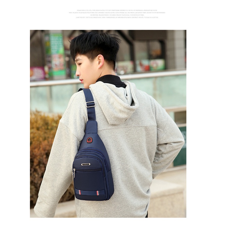 Túi đeo chéo nam đi học vải canvas unisex thời trang giá rẻ TĐC - 05 | BigBuy360 - bigbuy360.vn