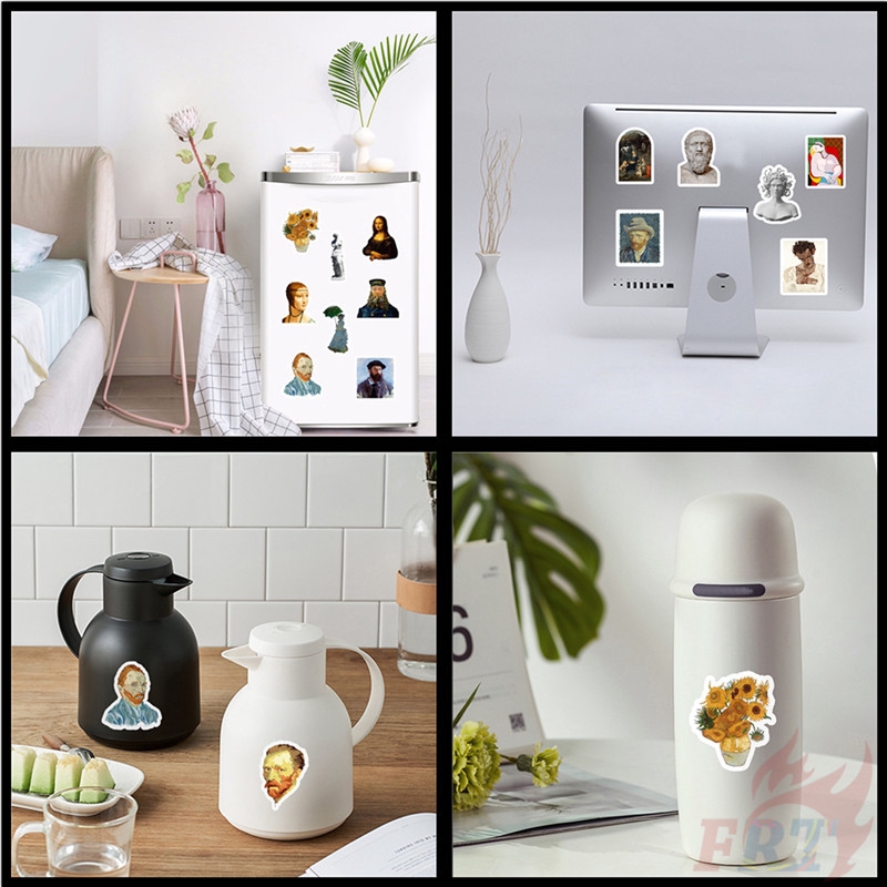 ❉ Famous Paintings &amp; Celebrity Series 01 Stickers ❉ 50Pcs/Set DIY Fashion Decals Doodle Stickers