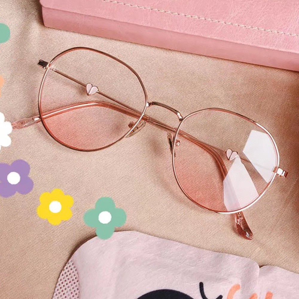 Kính Mát Gọng Tròn Nhiều Màu Sắc Siêu Nhẹ Thời Trang Cho Nữ