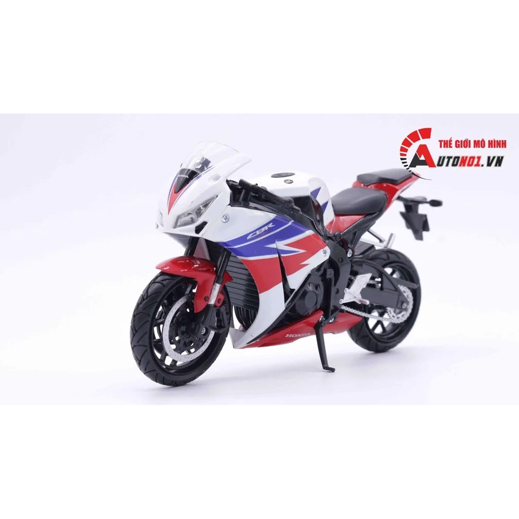 MÔ HÌNH HONDA CBR 1000RR WHITE 1:12 NEWRAY 7413