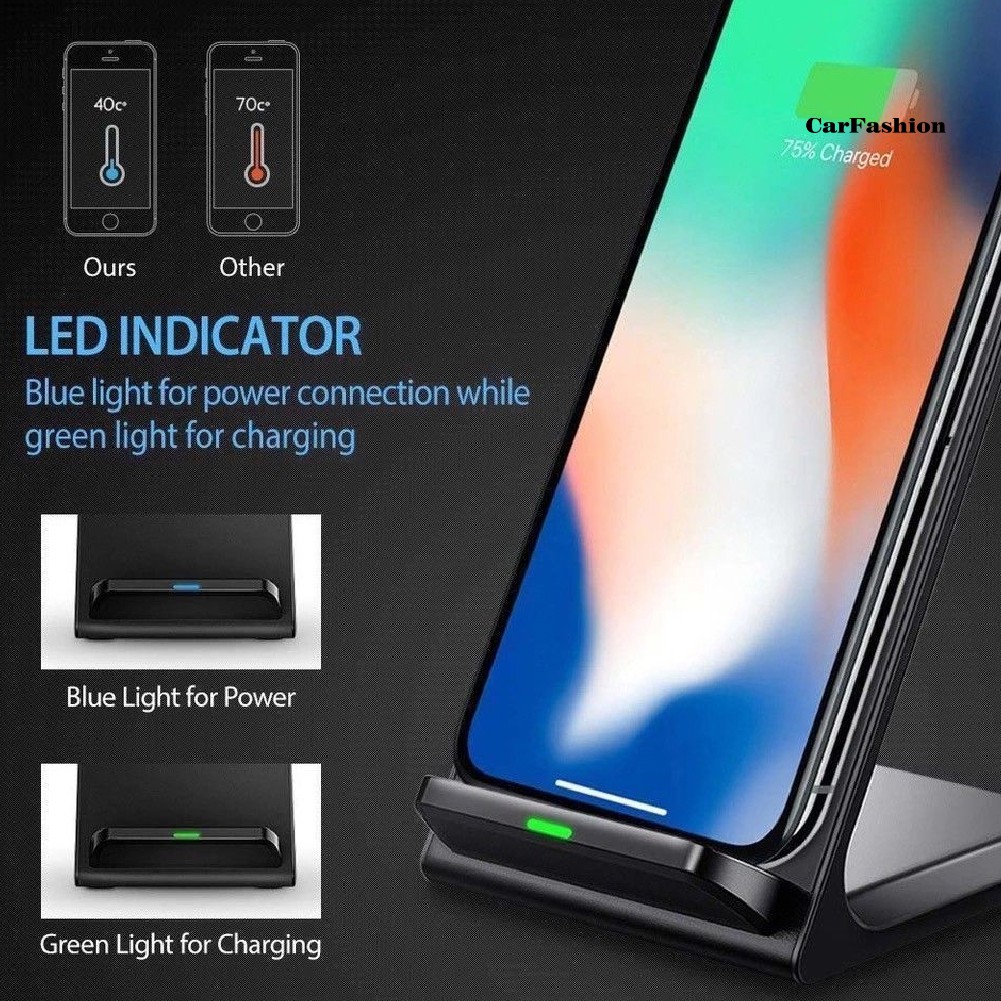 Đế Sạc Nhanh Không Dây 10w Qi Cho Điện Thoại