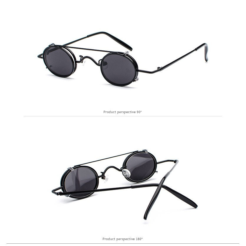 Gọng kính mát AVIROUND Clip-on nam nữ, dáng vintage cá tính LETUTS LTR00036