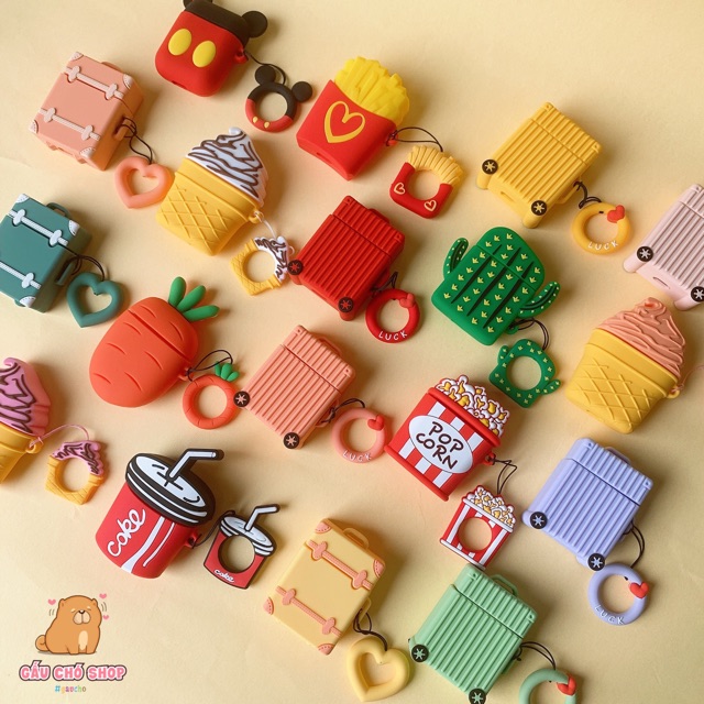 Case AIRPOD🌵🐷🐻🍦🍟