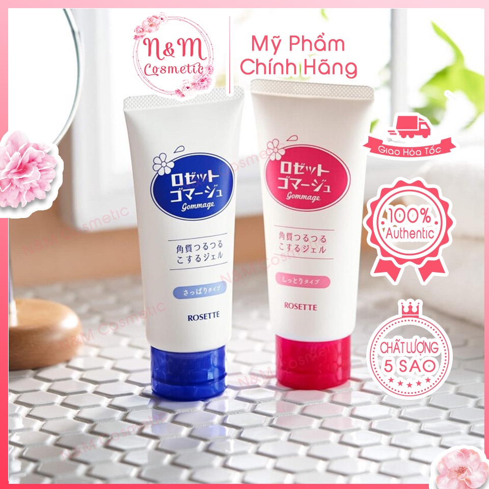 Gel tẩy tế bào chết Rosette Nhật Bản 120g