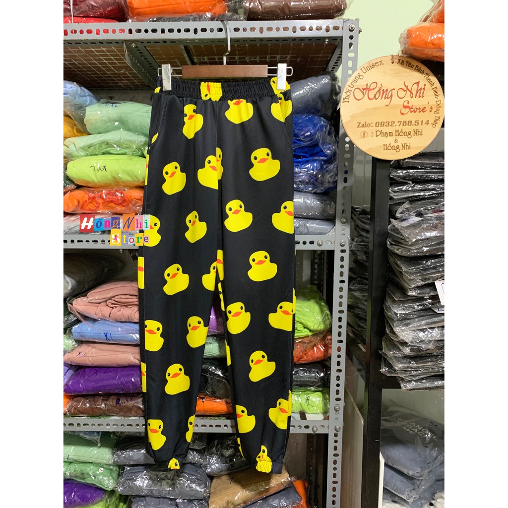 Quần Hoạt Hình Dài Bo Lai Cartoon Pant Oversize Ulzzang Unisex - MM