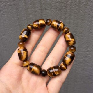 Vòng lu thống mắt hổ vàng nâu
