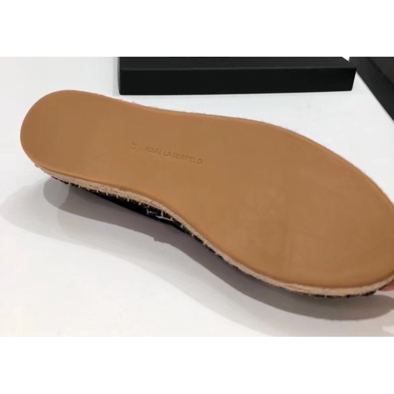 Giày lười đế cối Karl lagerfeld