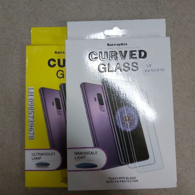 Kính cường lực full keo UV dành cho Galaxy Note 7/ Note Fe