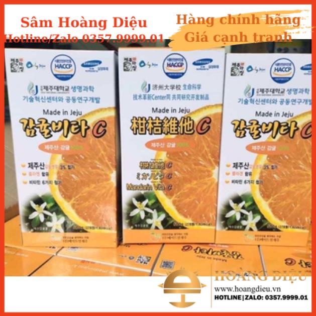 Sâm Hoàng Diệu - VITAMIN C Nguyên Chất Đảo JEJU HÀN QUỐC, HỘP 278 VIÊN