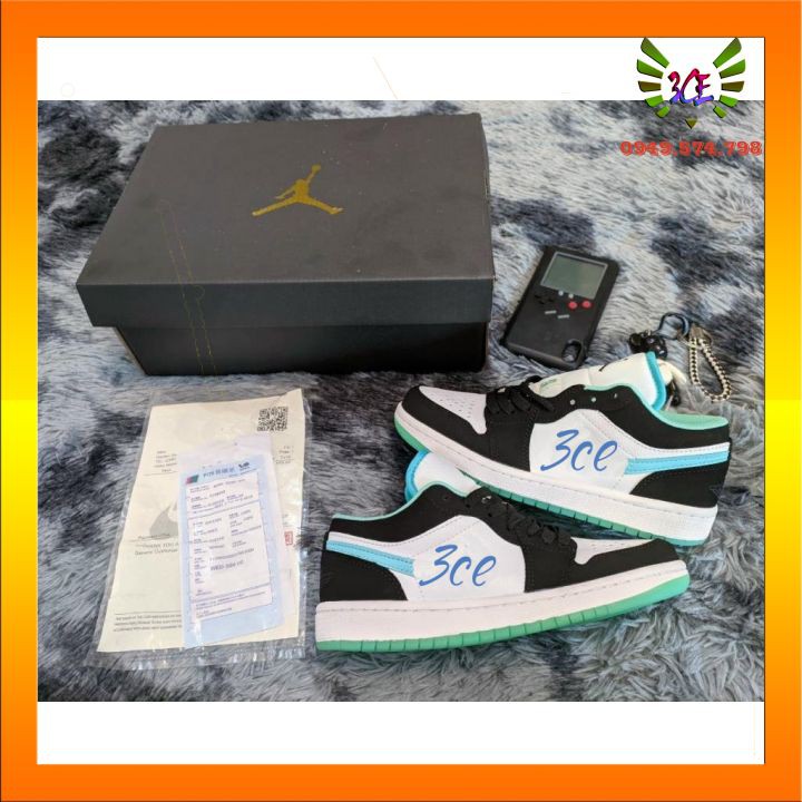 Giày thể thao sneaker 1 low xanh ngọc [hỗ trợ đổi trả] cho nam nữ