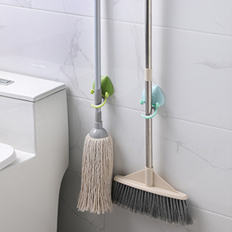 Móc Treo Cây Lau Nhà Hình Mèo Dễ Thương Dán Tường Không Cần Khoan