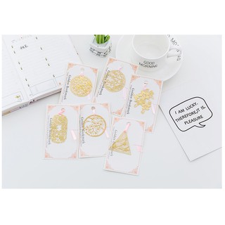Bookmark Kim Loại vàng siêu sang chảnh (kẹp sách)
