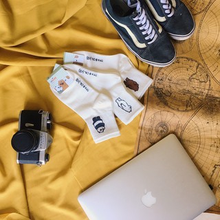 [MADE IN KOREA] We Bare Bears Crew Socks