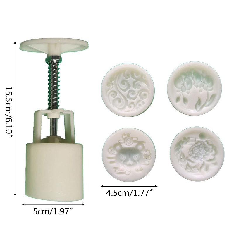 Khuôn Làm Bánh Trung Thu 50g Hình Con Hổ Hoạt Hình