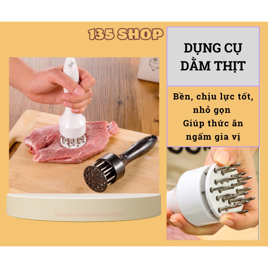 Cây Dầm Thịt Cầm Tay – Dụng Cụ Dầm Thịt Làm Mềm Thịt