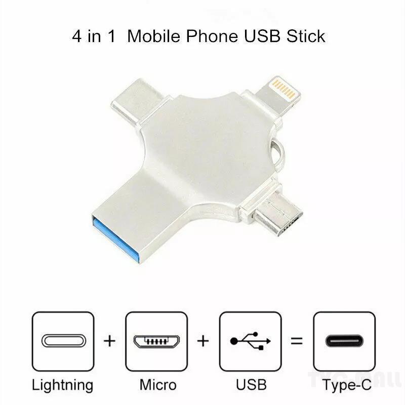 Usb 3.0 1tb 4 Trong 1 Cho Iphone Xs Android Pc | BigBuy360 - bigbuy360.vn