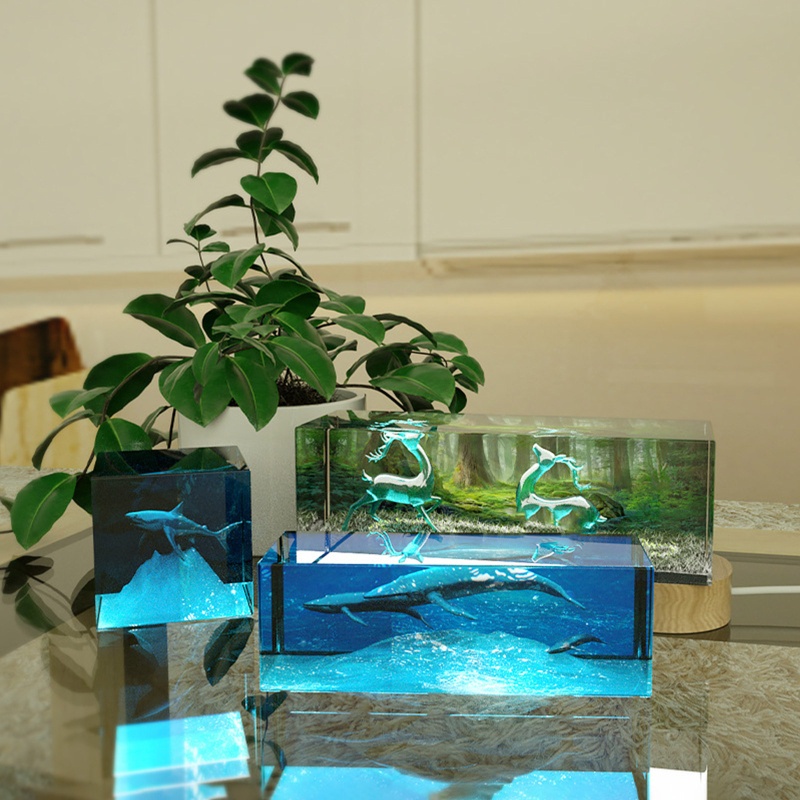 Khuôn Silicone Hình Chữ Nhật / Khối Làm Trang Sức DIY