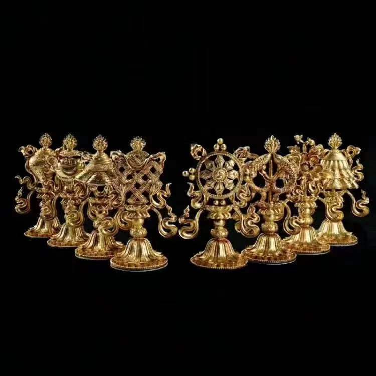 Bộ 8 cát tường đồng ĐL 11cm