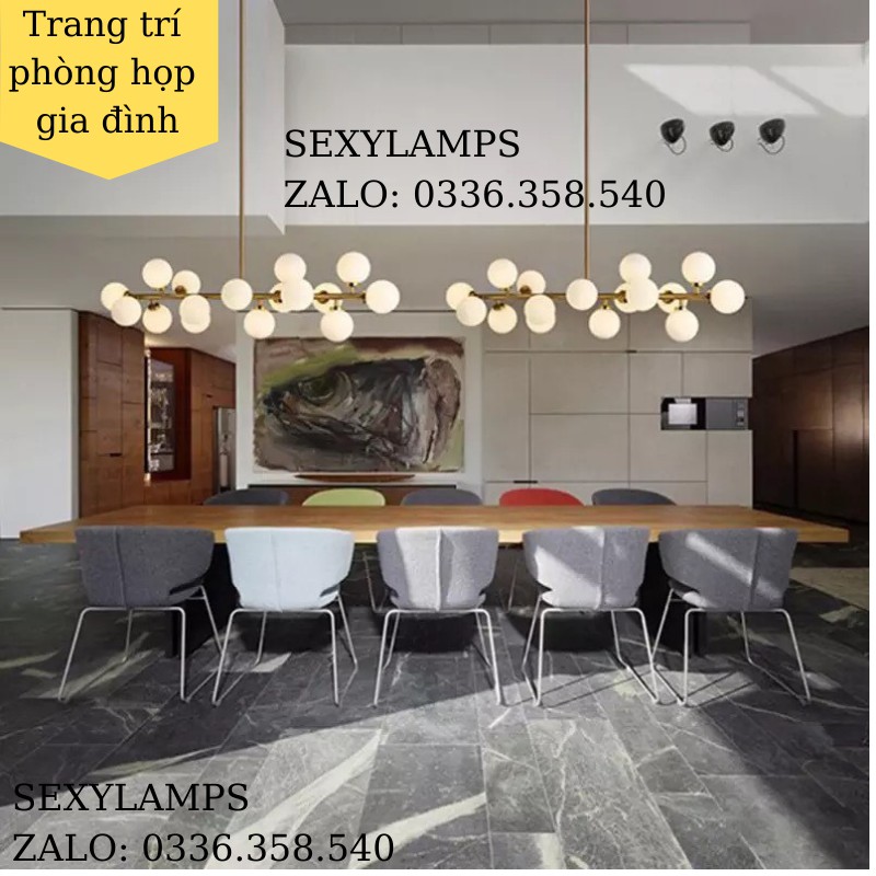 Đèn Thả Trang Trí Phòng, Bàn Ăn, Đẹp Cao Cấp. Tặng Kèm Bóng LED Thủy Tinh