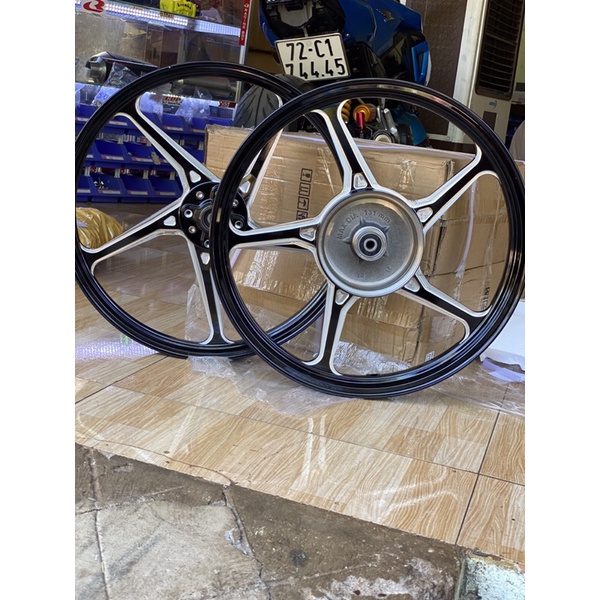 Mâm enkei at racing nhôm cnc xeo cho sirius jupiter ex 2007-2010