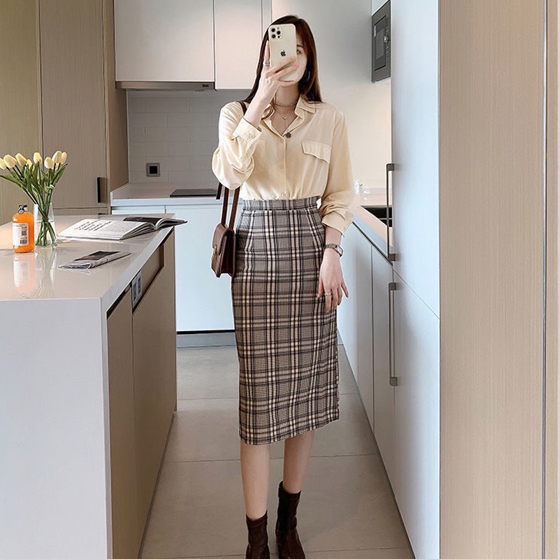 Áo sơ mi nữ kiểu dài tay form rộng công sở hàng Quảng Châu ANDOSA SM27