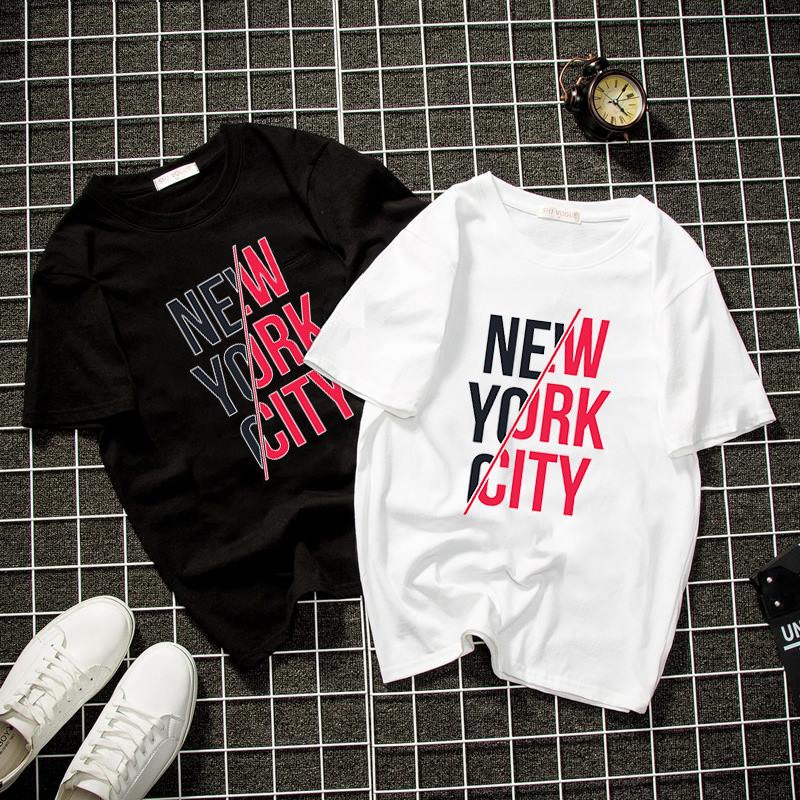 Áo thun unisex new york city form rộng vải dày mịn 2019T908