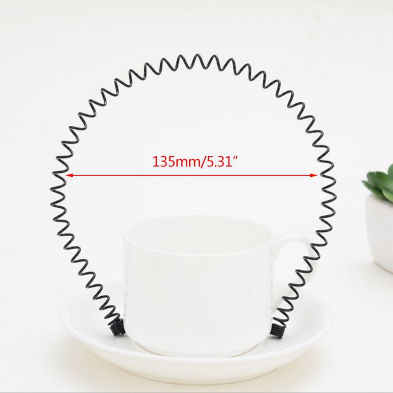 Dây cột tóc kim loại đen