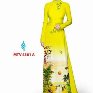 Vải áo dài in 3D