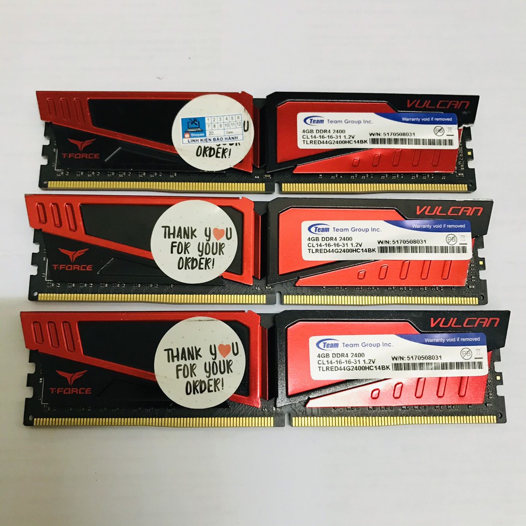 Ram DDR4  8gb, 4gb, bus 2400, 2133, 2666, ram zin tháo máy siêu bền và ổn định, bảo hành 2 năm
