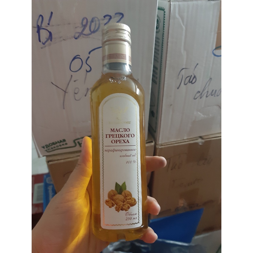 Dầu óc chó Nga 100ml, 250ml date 08/2022