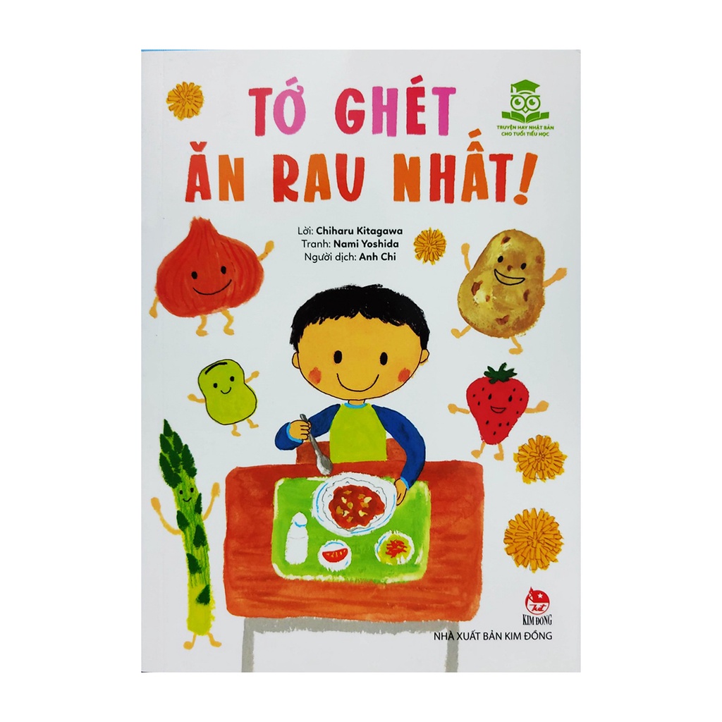 Sách - Tớ ghét ăn rau nhất - Truyện hay Nhật Bản cho tuổi tiểu học NXB Kim Đồng