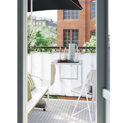 BÀN TREO BAN CÔNG TORPARÖ IKEA - TRẮNG 50 cm