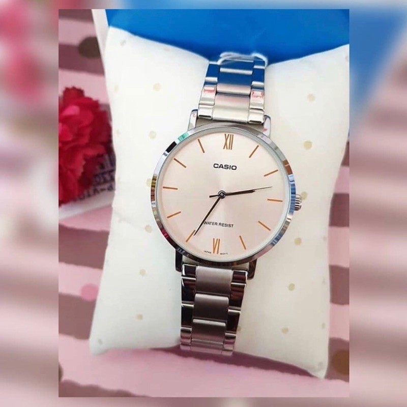 Đồng hồ nữ dây kim loại Casio Anh Khuê LTP-VT01D-4BUDF
