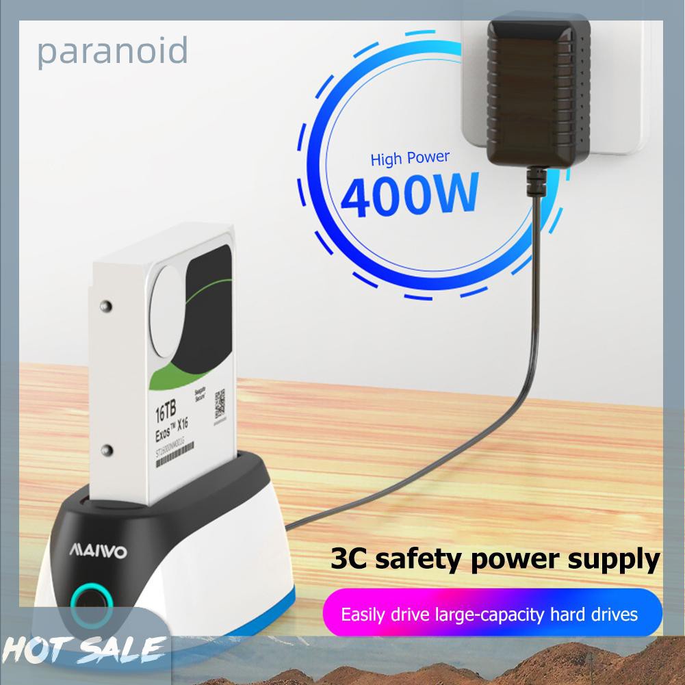 Ổ Cứng Ngoài Paranoid MAIWO K306A USB 3.0 HDD SSD Station 2.5 / 3.5 inch | BigBuy360 - bigbuy360.vn