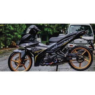 Tem trùm exciter 150 đen vàng,team decal ex150 hayabusa