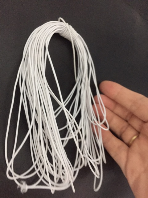 Combo 10m dây thun trắng