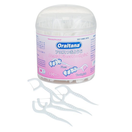 Tăm chỉ nha khoa Oraltana nha khoa dành cho bé, tăm kẽ răng chất lượng cao đạt tiêu chuẩn xuất Nhật