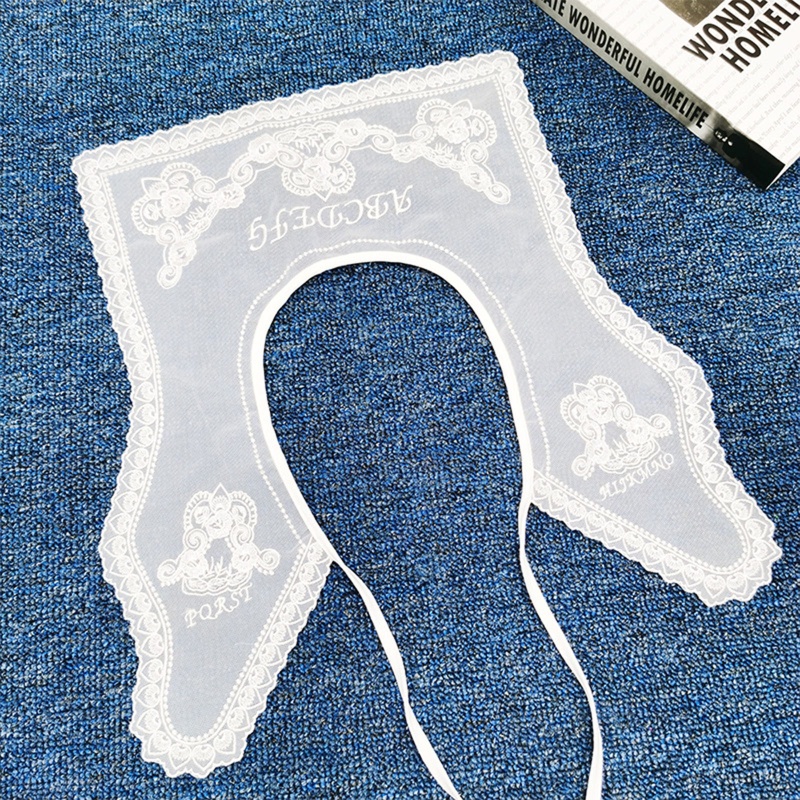 Khăn Choàng Cổ Hai Lớp Họa Tiết Thêu Hoa Cổ Điển Dành Cho Nữ