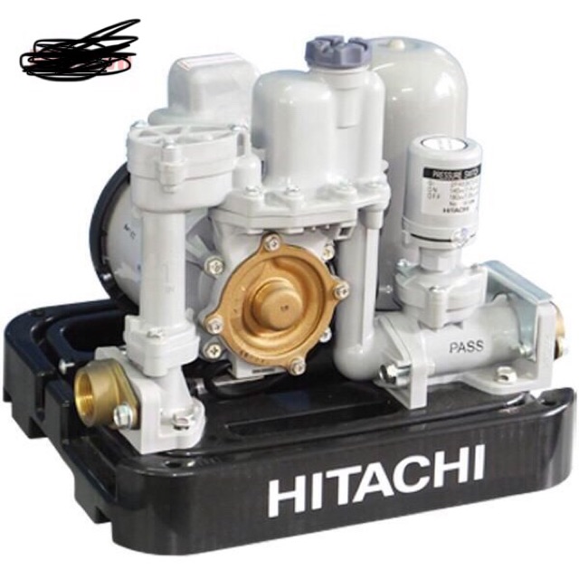 Máy bơm nước tăng áp Hitachi WM-P150GX2-SPV, bảo hành 3 năm