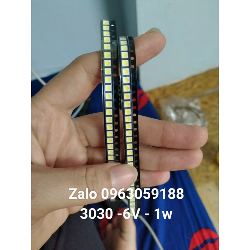 Gói 50 nhân LED 3030 - 6V- 1W thay cho led tivi