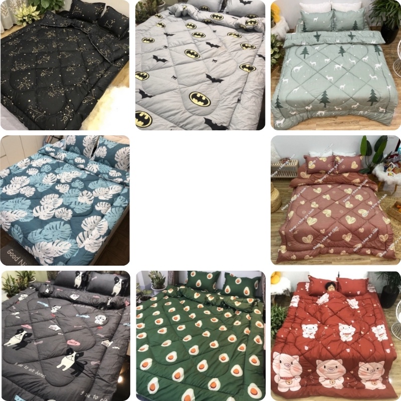 Chăn phao trần bông dày loại 1 bông hơi siêu nhẹ 1m8-2m cao cấp được chọn màu