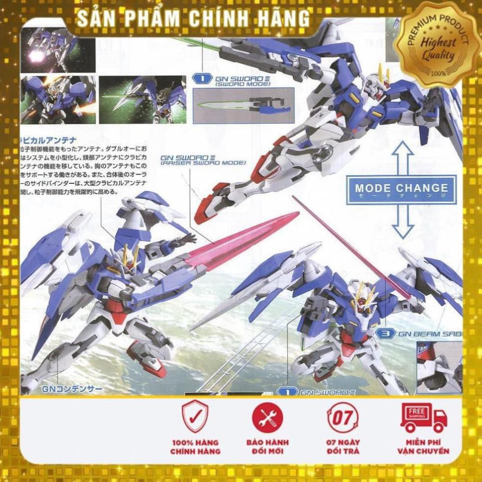 Đồ chơi trẻ em - Mô hình lắp ráp Gundam Bandai Hg 00 Raiser Gn Sword 3 1/144