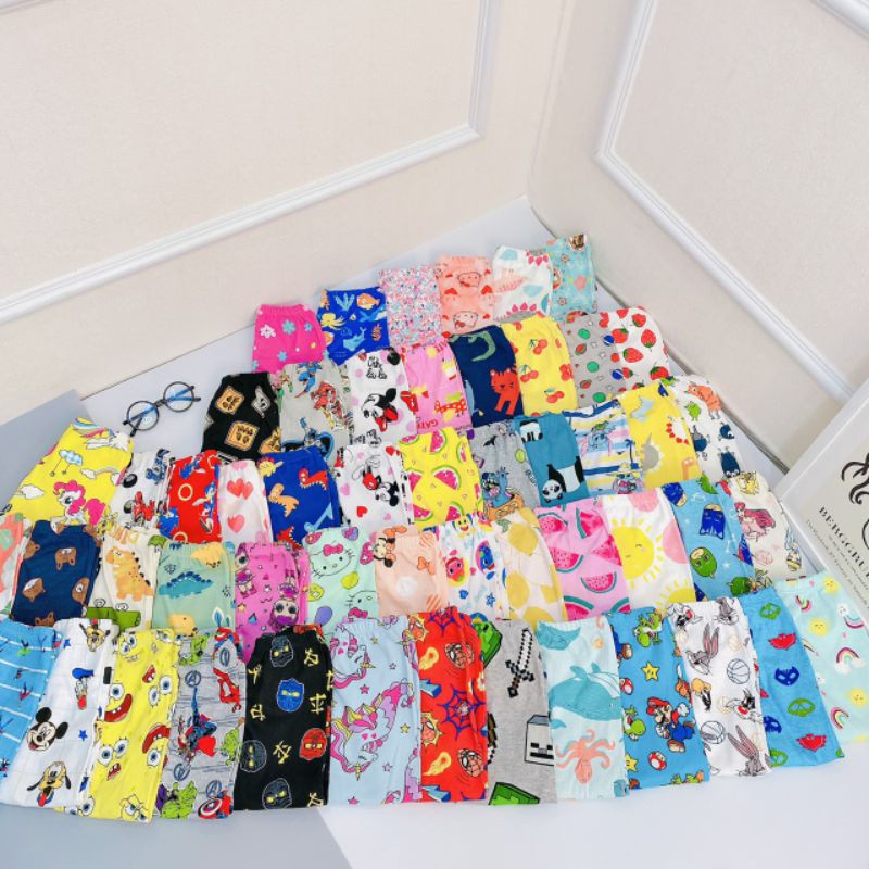 Combo 10q Dài - Quần Chục Dài Cotton Bozip Hàng Đẹp Cho Bé Trai - Bé Gái