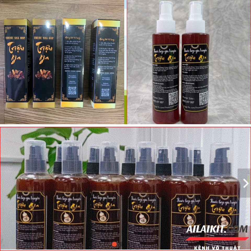 {Xoa bóp Gia Truyền } -chai 150ml Ailaikit