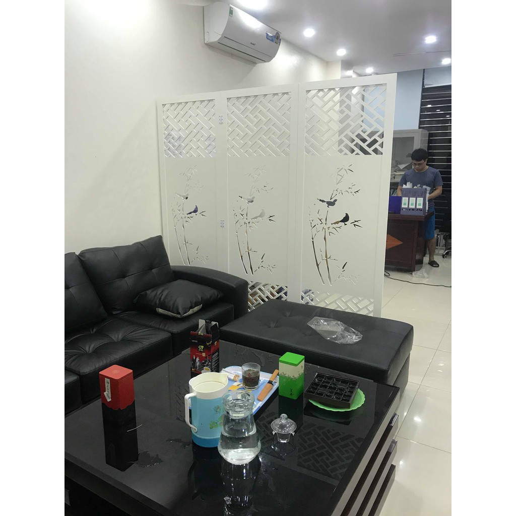 Bình phong vách ngăn cây trúc IGEA IG481 BÁN TỪ 2 CÁNH