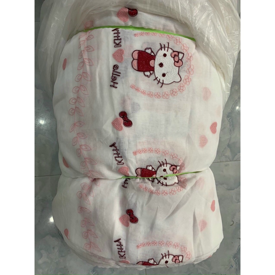 RÈM màn Vải Voan Hello Kitty Thế GIới Rèm Cửa RÈm Màu Hồng Phòng Ngủ Cho Bé