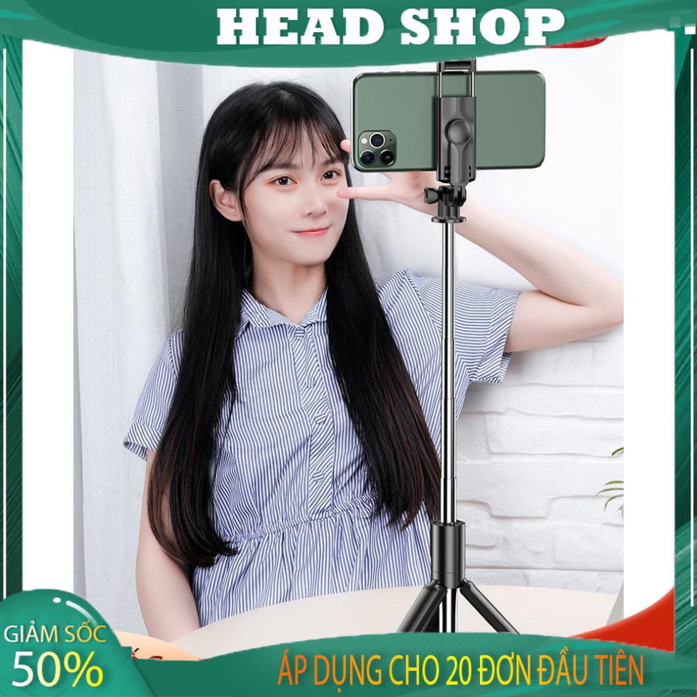 Gậy chụp ảnh tự sướng Bluetooth kiêm tripod 3 chân SELFIE Livestream S03 HEAD SHOP | BigBuy360 - bigbuy360.vn