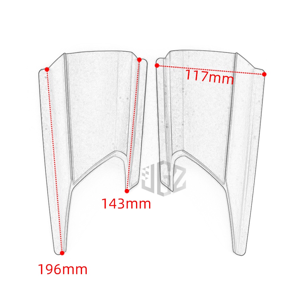 Tấm Chắn Gió Bằng Sợi Carbon Cho Xe Mô Tô HONDA ADV150 2019-2021 2022